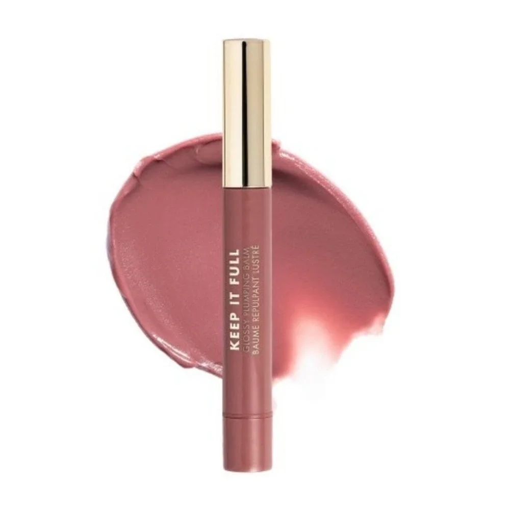 Milani Keep It Full Glossy Plumping Balm Lip Gloss 140 Moi 0.07oz Dusty Mauve